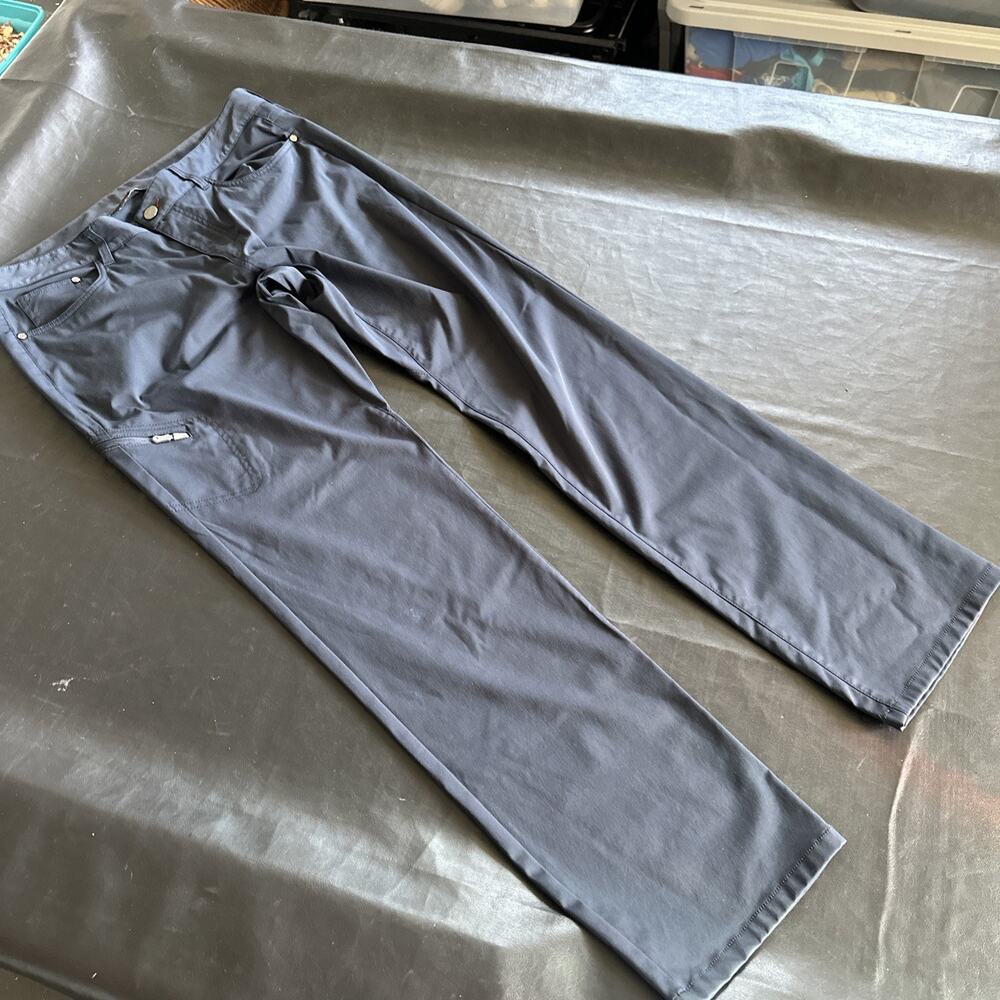 QOR 3xDRY Men’s 36x34 Technical Commuter Pants Navy Blue Straight Leg Techwear